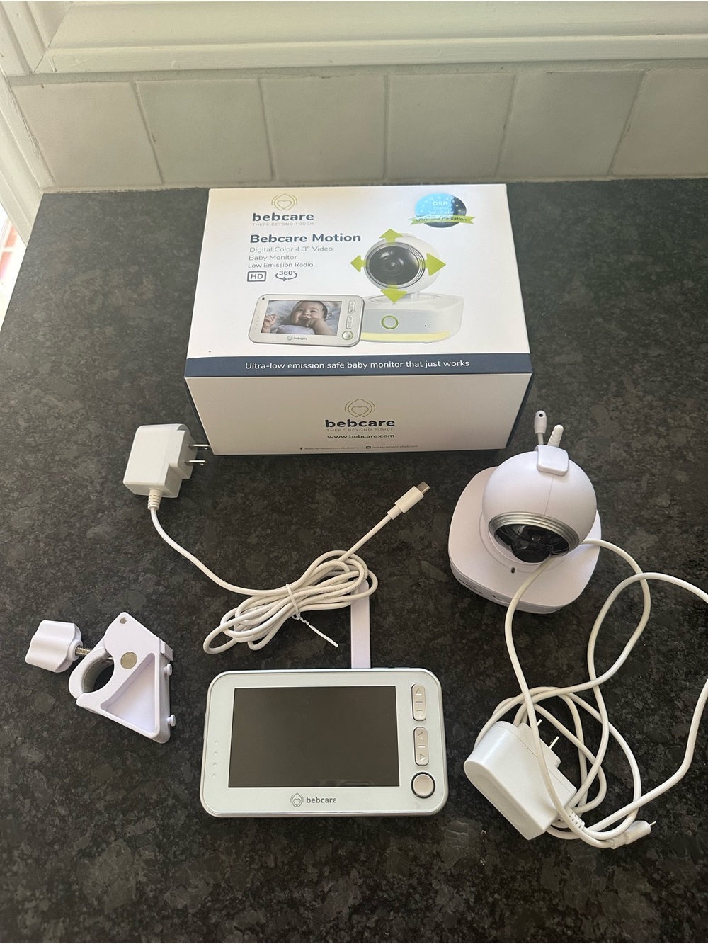 Bebcare Motion Baby Monitor - White